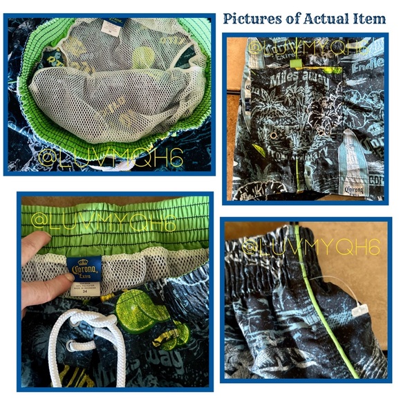 Men's Board Shorts “Corona Extra”🎉HP🎉 - Picture 4 of 5